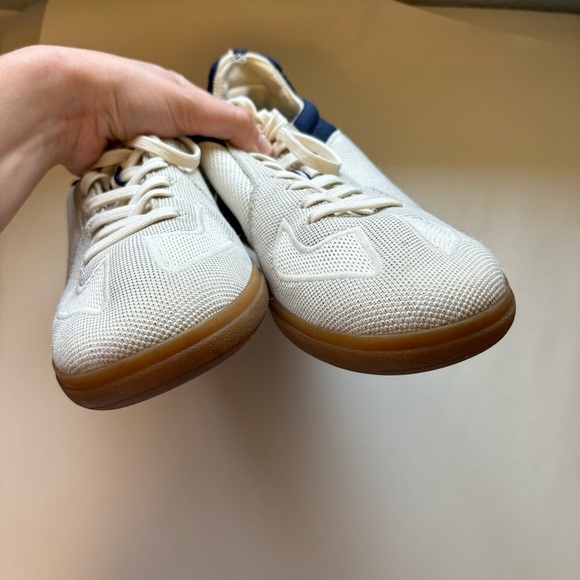 Rothy’s Men’s The RS01 Washable Sneaker White Blue Hudson - Picture 9 of 11